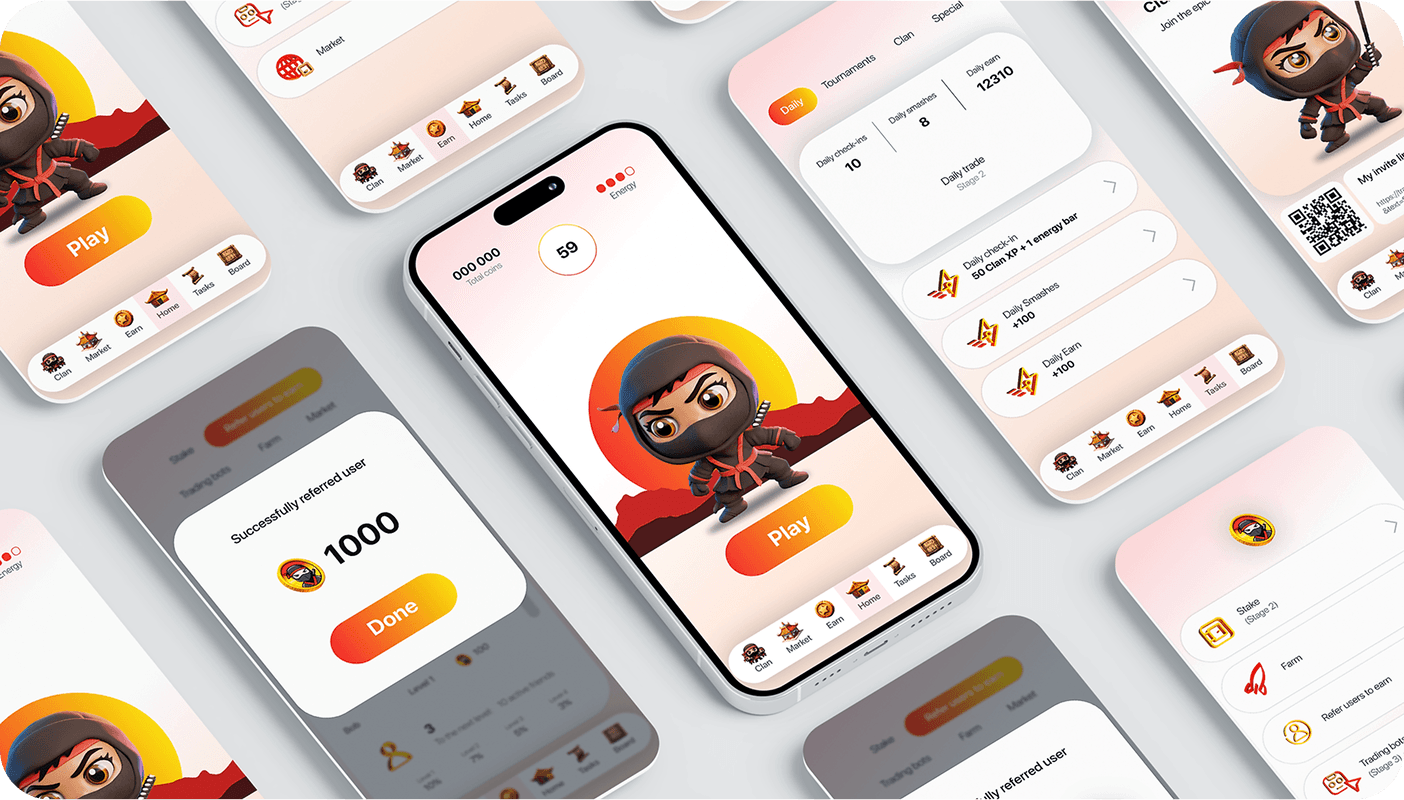 World detail screens overview