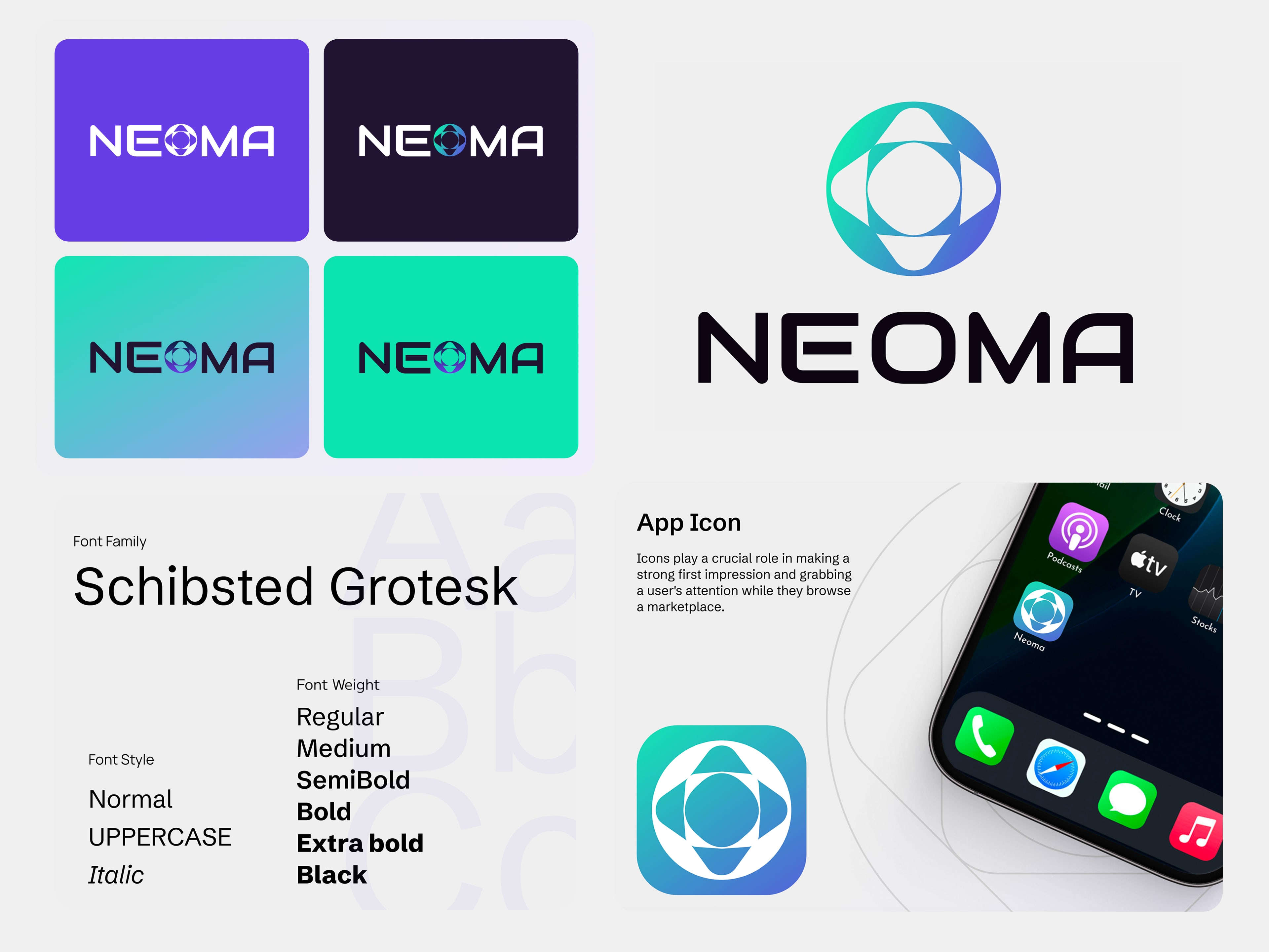 Neoma branding collage