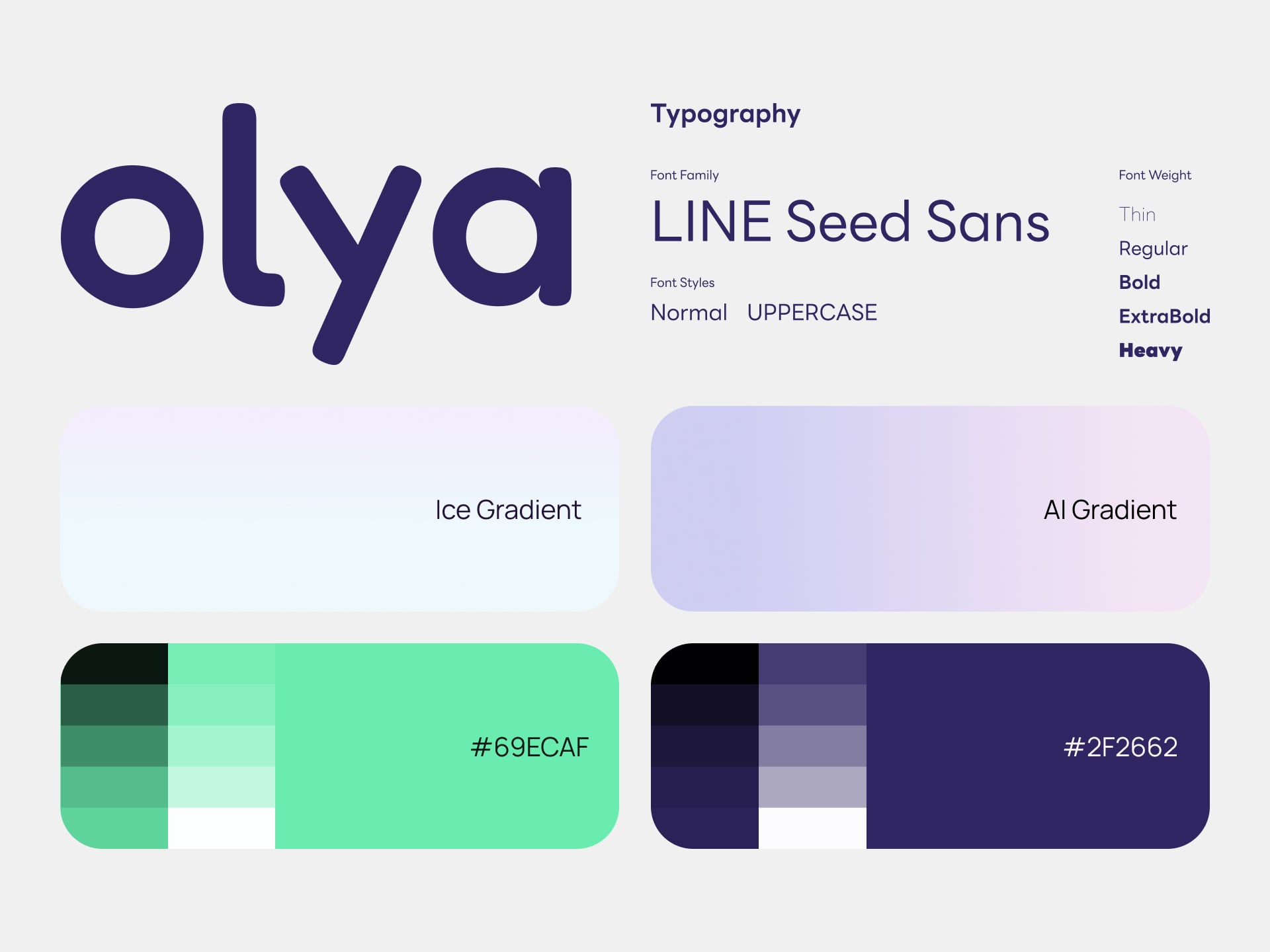 Olya.tech brand system