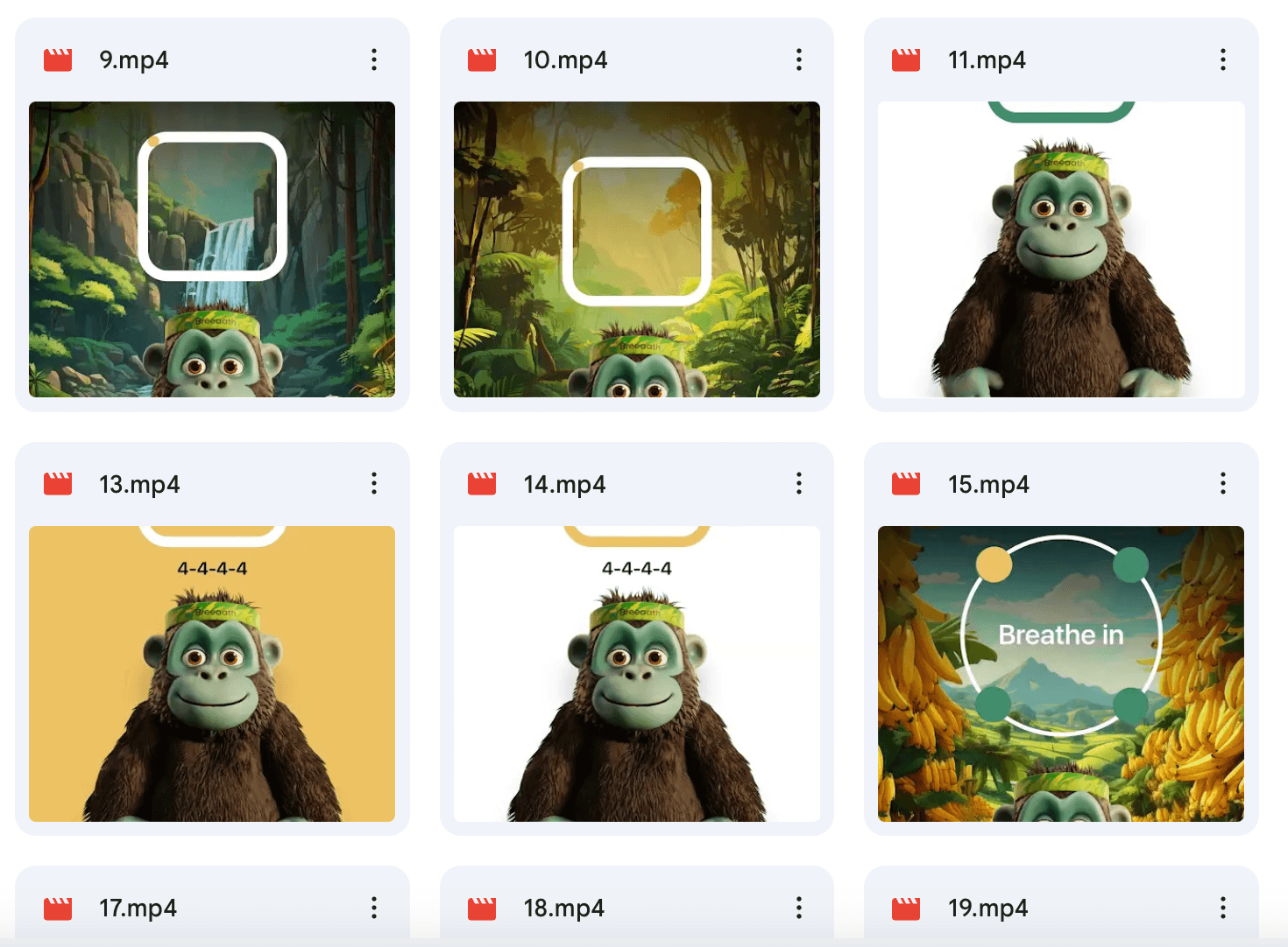 A repeatable content system across 50+ videos.